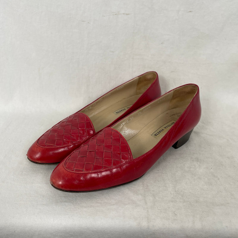 80s Bottega Veneta Intrecciato Loafers
