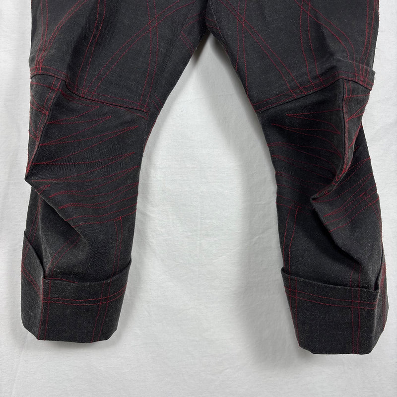 90s Christopher Nemeth 3D Plaid Capris