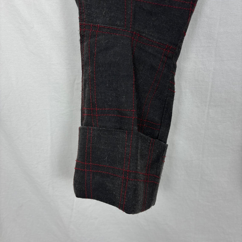 90s Christopher Nemeth 3D Plaid Capris