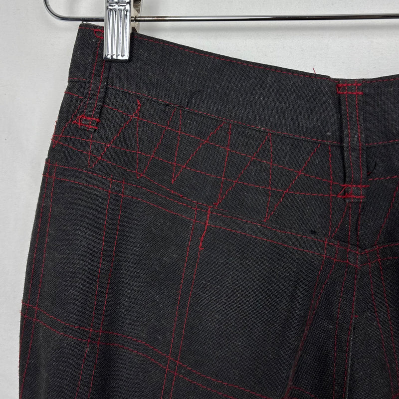 90s Christopher Nemeth 3D Plaid Capris