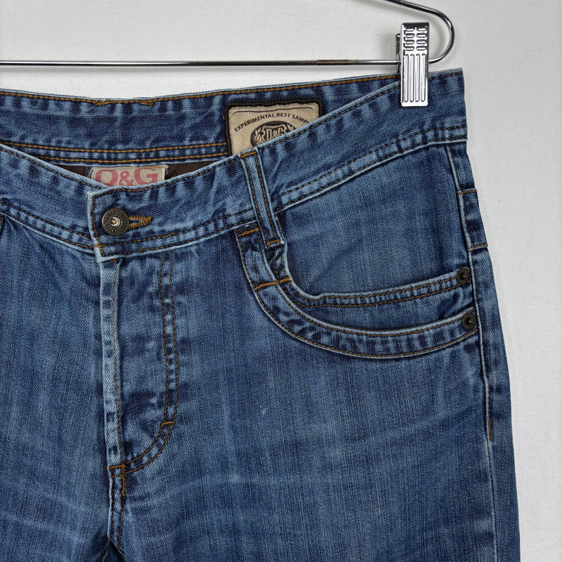 00s Dolce & Gabbana Double Pocket Low Rise Jeans