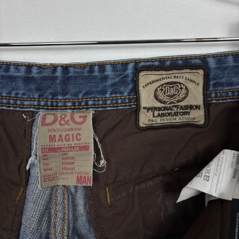 00s Dolce & Gabbana Double Pocket Low Rise Jeans