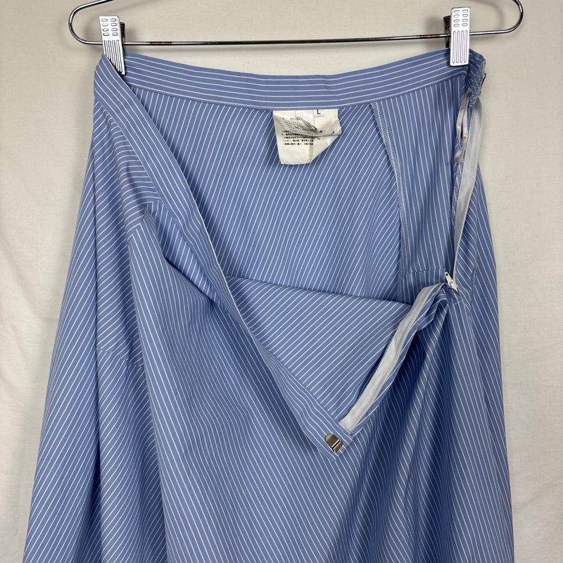 SS08 Comme Des Garçons Striped Ruffle Maxi Skirt