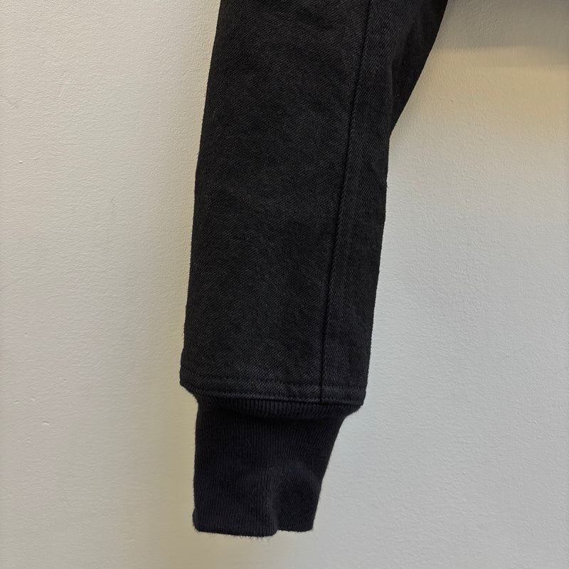 FW17 Rick Owens DRKSHDW Waxed Denim Cropped Bomber Jacket