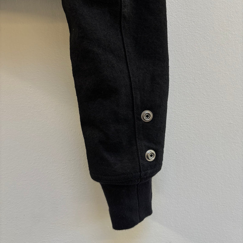 FW17 Rick Owens DRKSHDW Waxed Denim Cropped Bomber Jacket