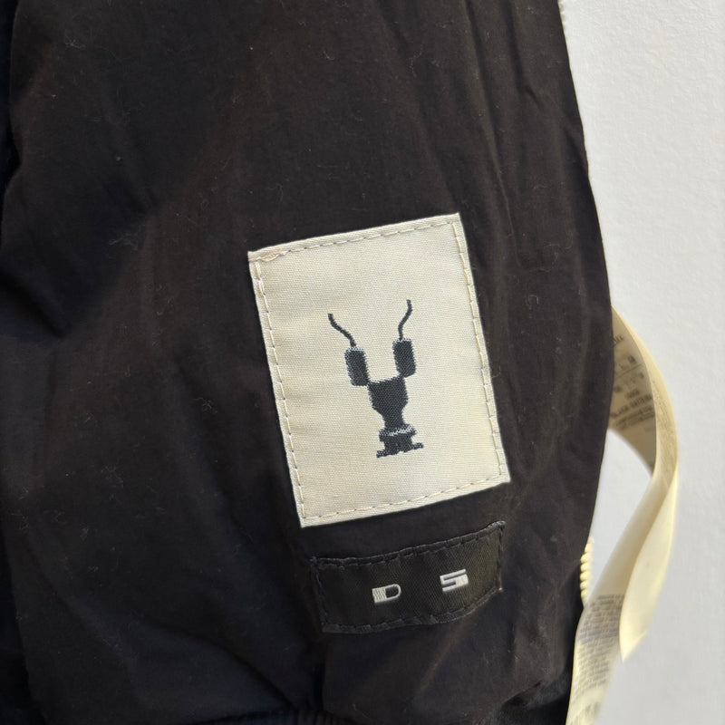 FW17 Rick Owens DRKSHDW Waxed Denim Cropped Bomber Jacket