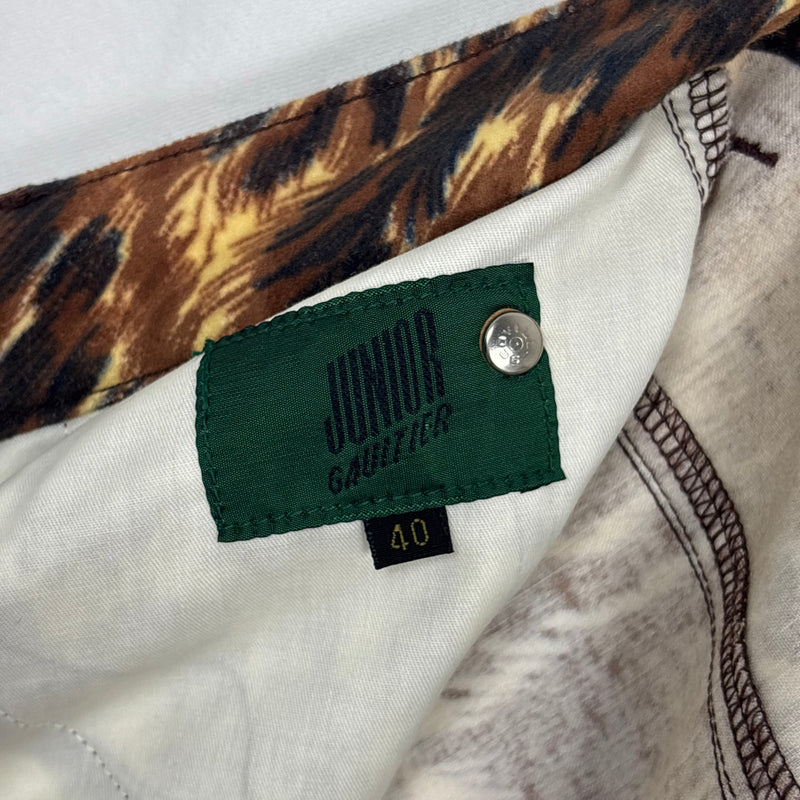 00s Jean Paul Gaultier Leopard Print Shorts