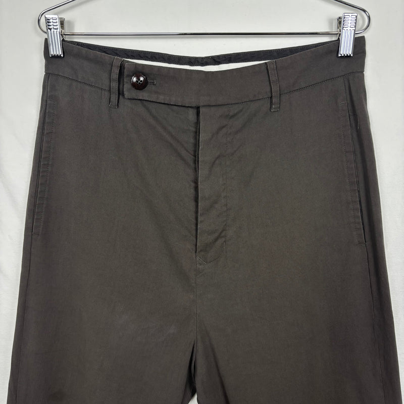 SS15 Rick Owens Drop Cropped Trousers