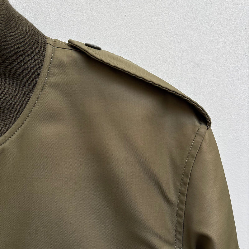 FW17 Yves Saint Laurent by Hedi Slimane Military Bomber Jacket