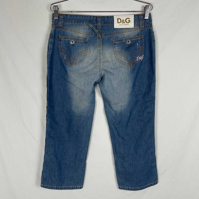 Dolce & Gabbana Side Button Capris