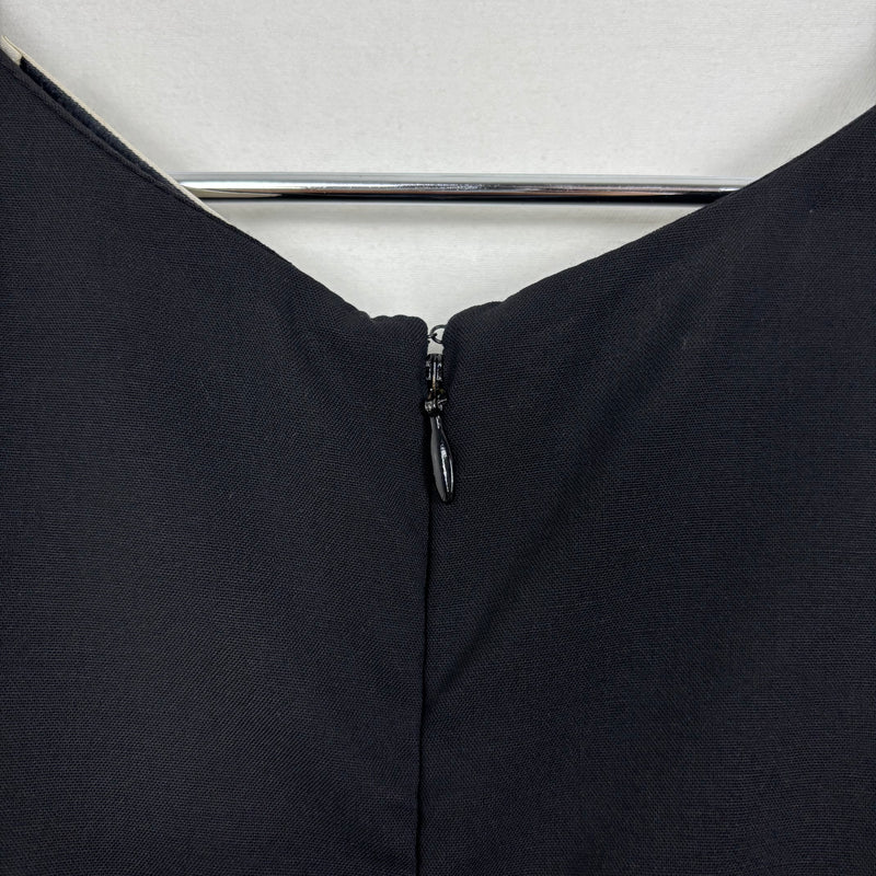 FW06 Prada Pleated Waist Sleeveless Wool Dress