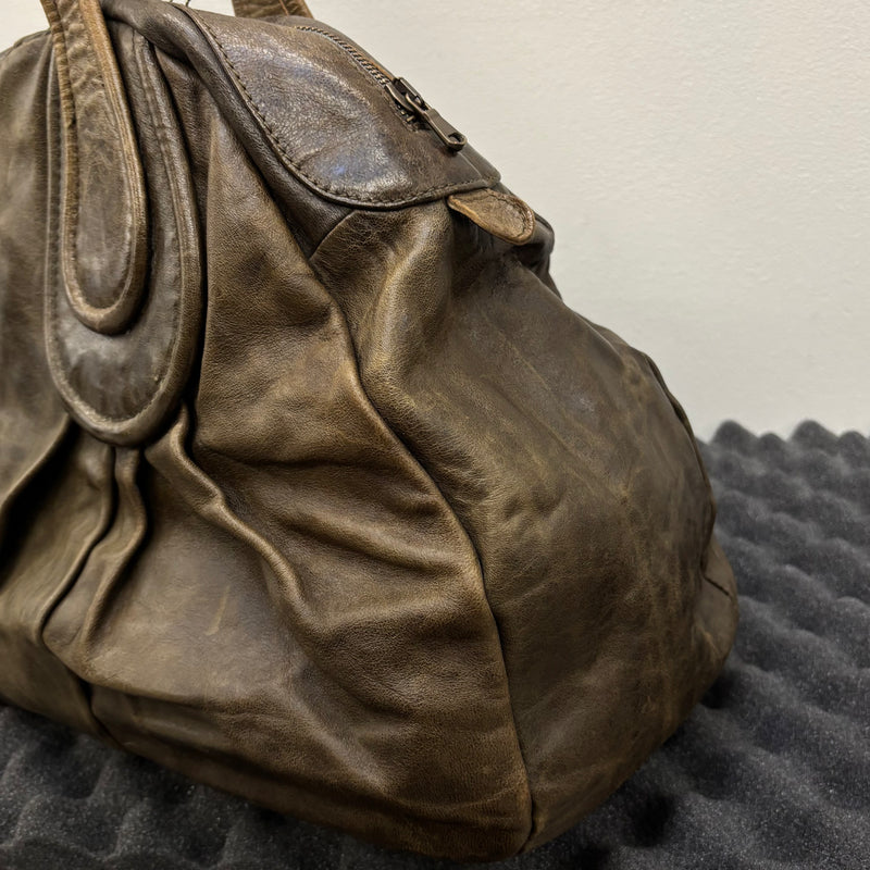 Giorgio Brato Giant Leather Handbag