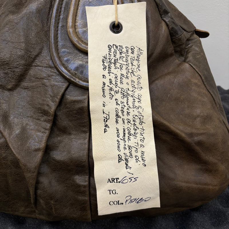 Giorgio Brato Giant Leather Handbag