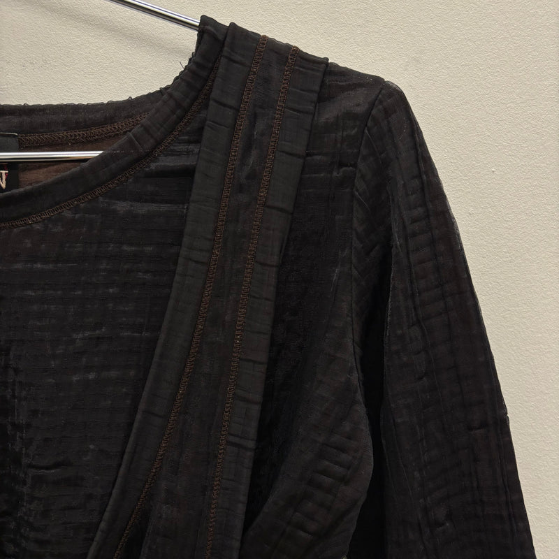 Jean Paul Gaultier Double Layered Belted Shirt