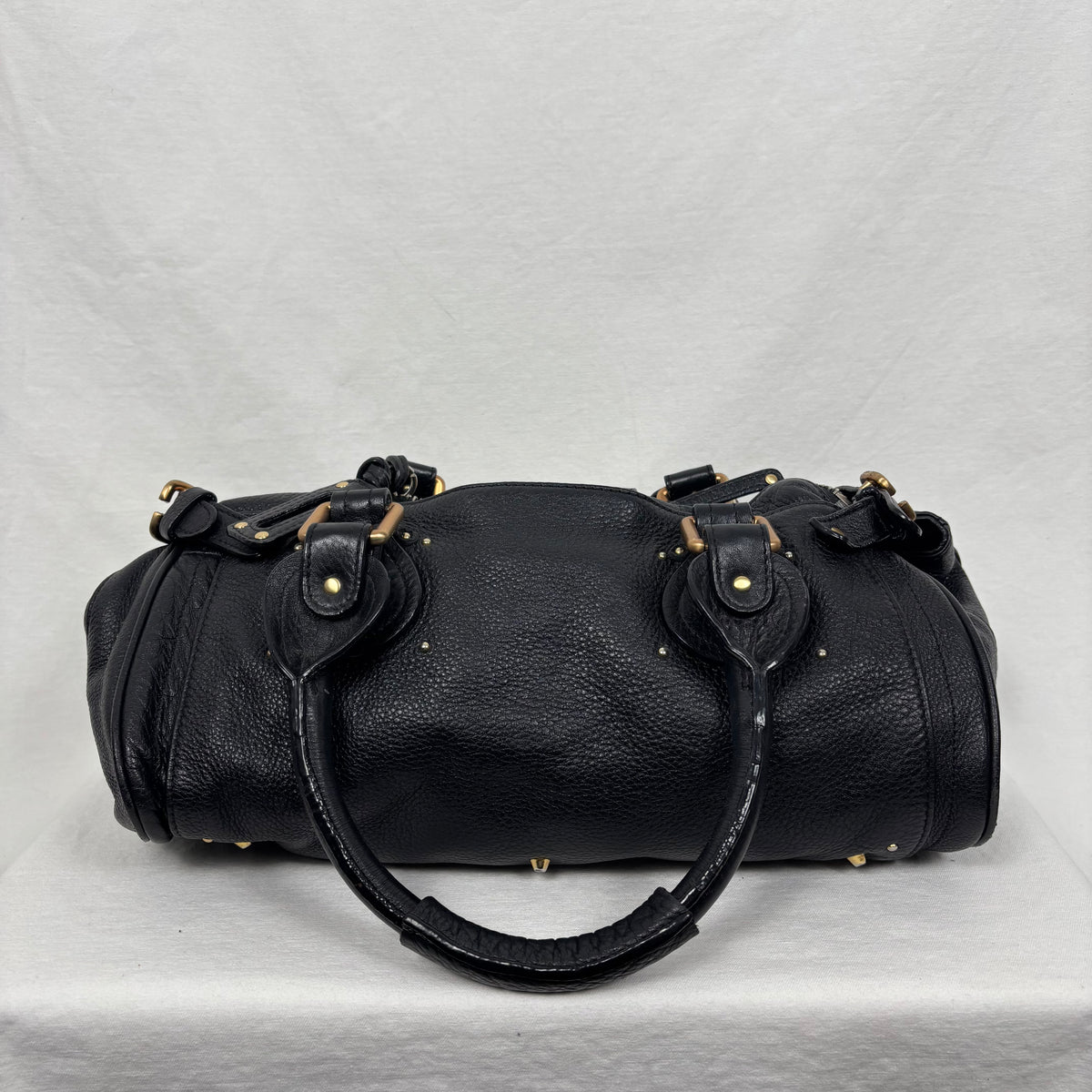 バッグ Chloe Paddington Leather Hand Bag black Chloé Chloe Black Paddington Capsule Leather Shoulder Bag