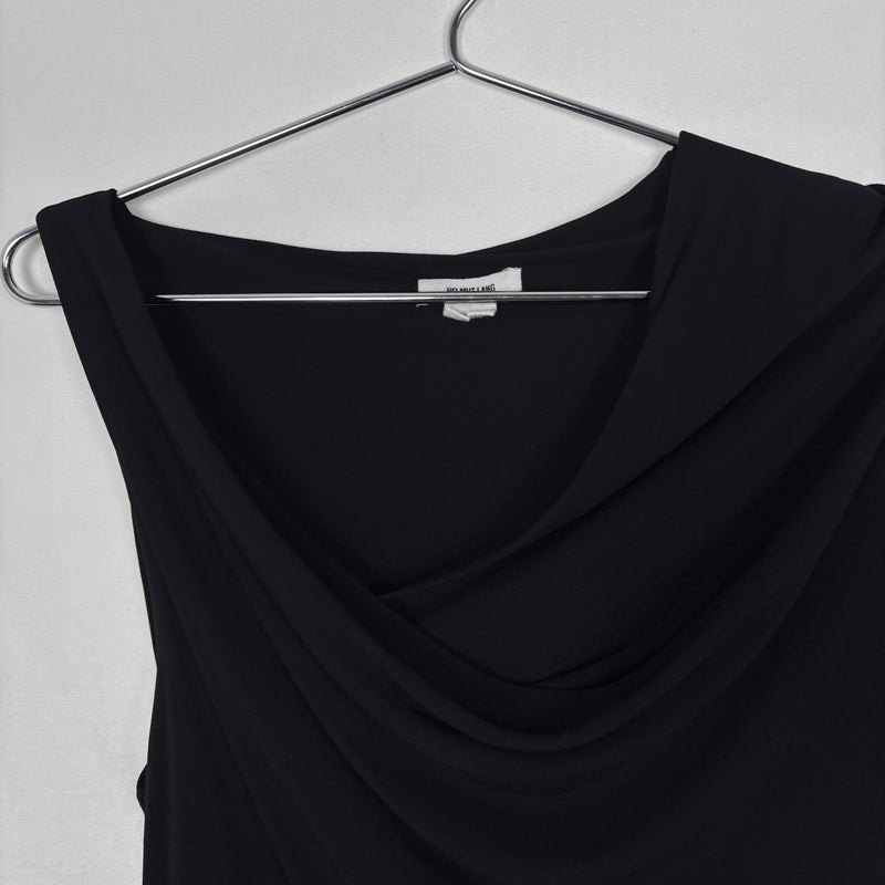 Helmut Lang Asymmetric Draped Sleeveless Top