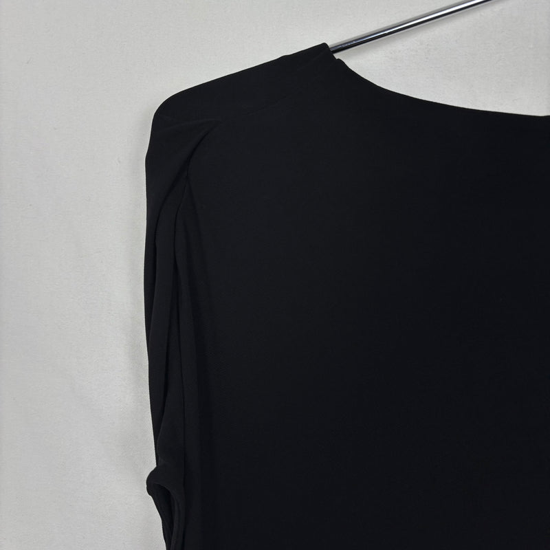 Helmut Lang Asymmetric Draped Sleeveless Top