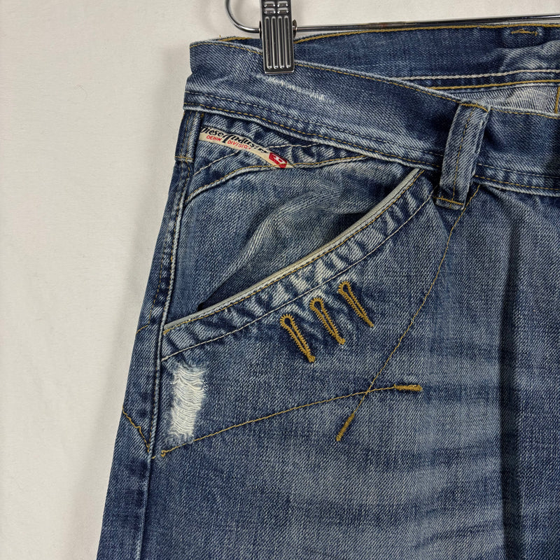 00s Diesel Stitch Design Bootcut Jeans