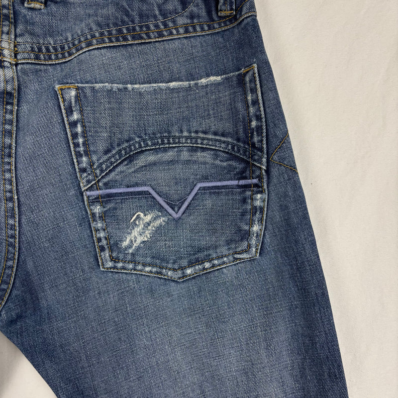 00s Diesel Stitch Design Bootcut Jeans