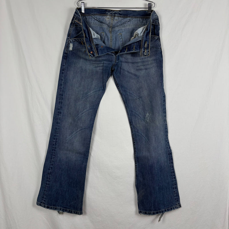 00s Diesel Stitch Design Bootcut Jeans