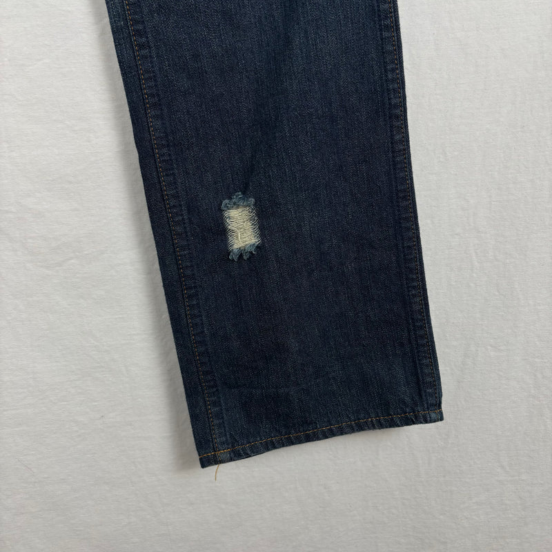 00s Number (N)ine Dark Wash Ripped Knee Jeans