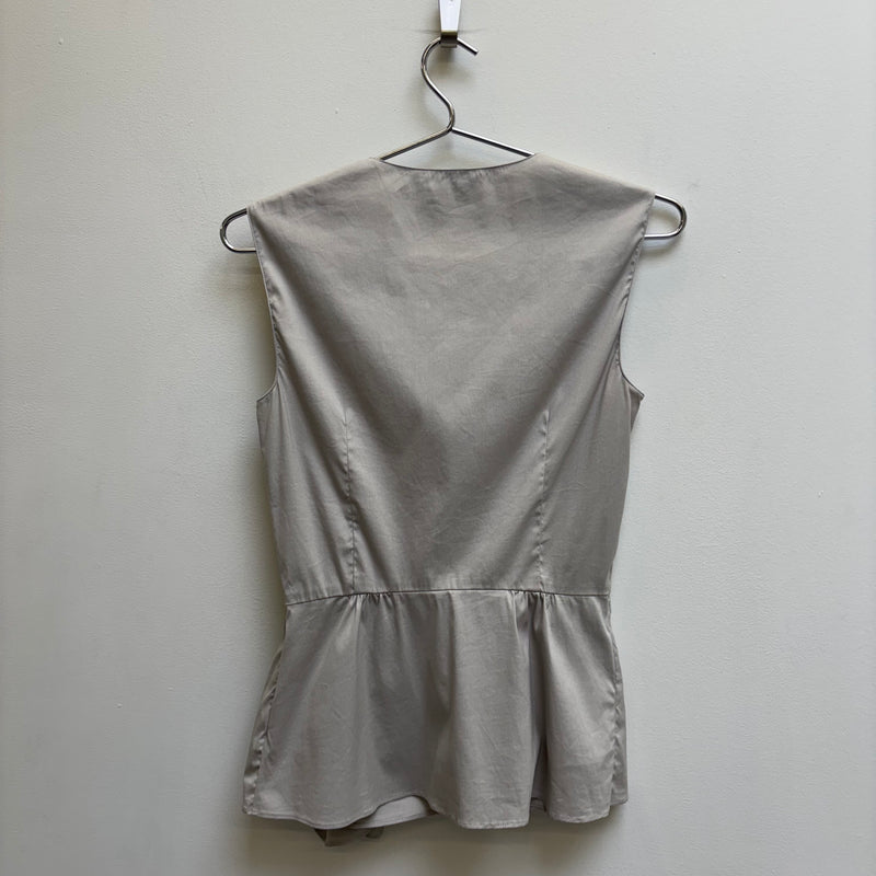 SS11 Prada Side Synched V-Neck Shirt