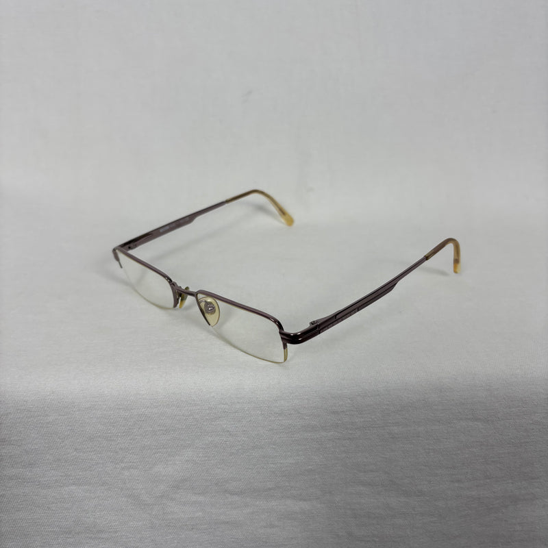 Moschino Half Framed Rectangle Optical Glasses