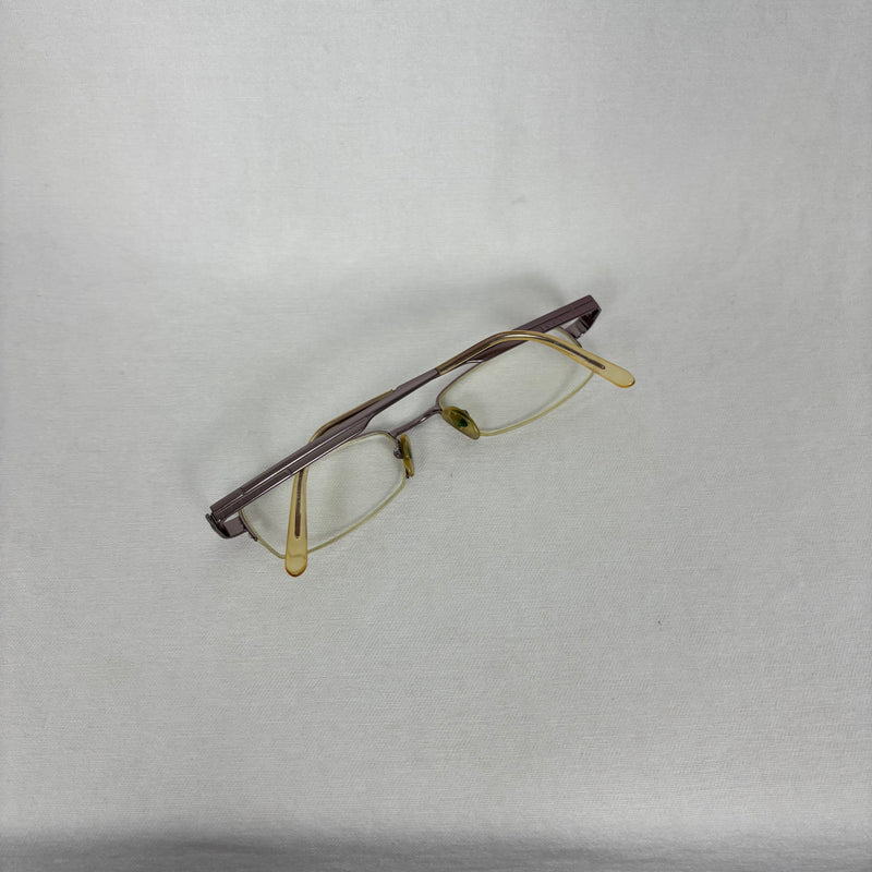 Moschino Half Framed Rectangle Optical Glasses