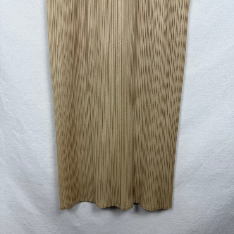 00s Issey Miyake Pleats Please Pale Print Dress