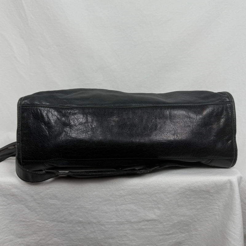 SS09 Balenciaga City Bag By Nicolas Gesquiere in Faded Black