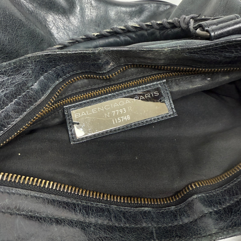 SS09 Balenciaga City Bag By Nicolas Gesquiere in Faded Black