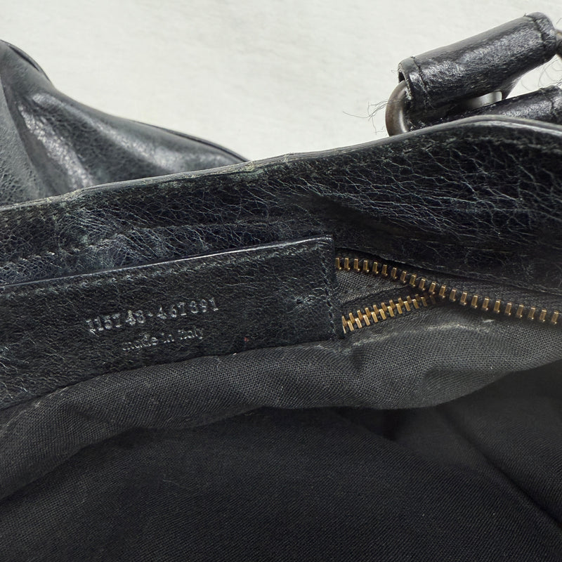 SS09 Balenciaga City Bag By Nicolas Gesquiere in Faded Black