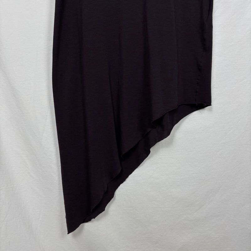 Helmut Lang Asymmetric V-Neck Sleeveless Dress