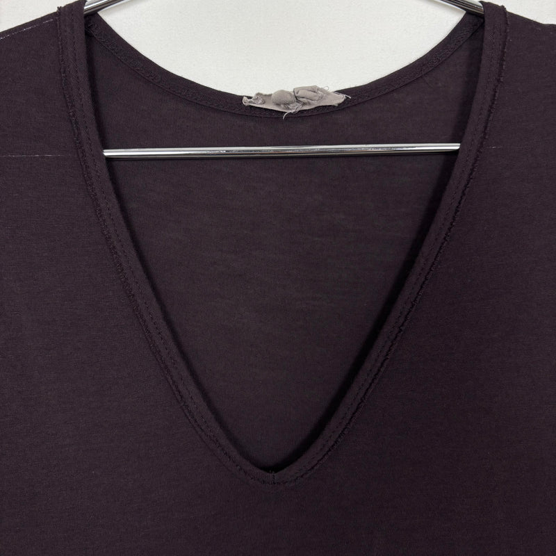 Helmut Lang Asymmetric V-Neck Sleeveless Dress