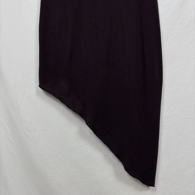 Helmut Lang Asymmetric V-Neck Sleeveless Dress