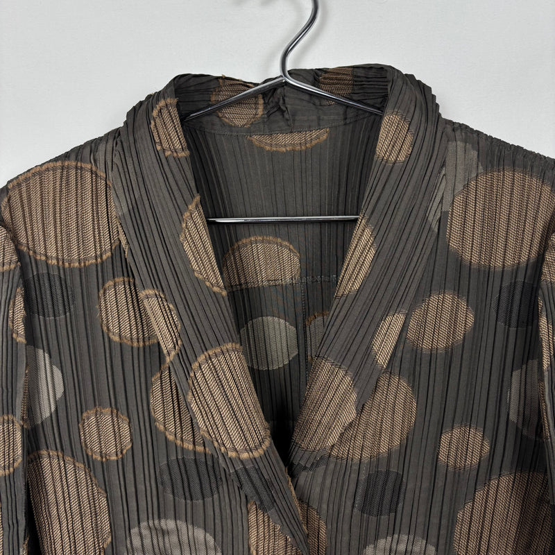 00s Issey Miyake Fete Dot Pleated Blazer