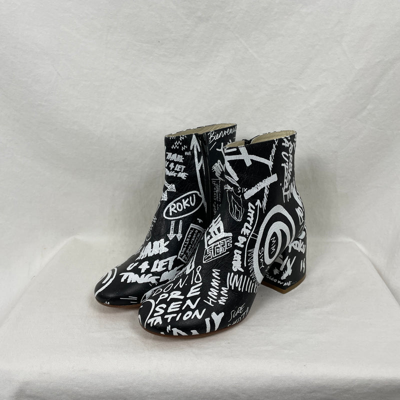 MM6 Graffiti Ankle Boot