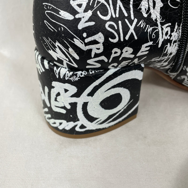 MM6 Graffiti Ankle Boot