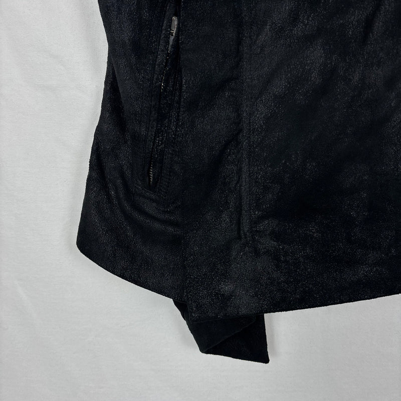 PF07 Rick Owens Brut Leather Sleeveless Jacket