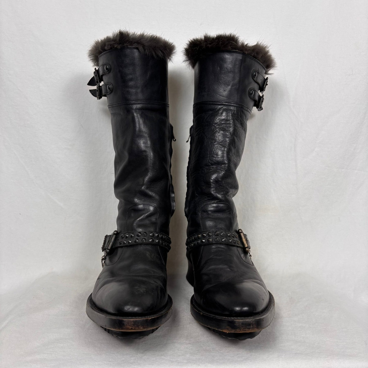00s Alfredo Bannister Fur Lined Boots – Boketto