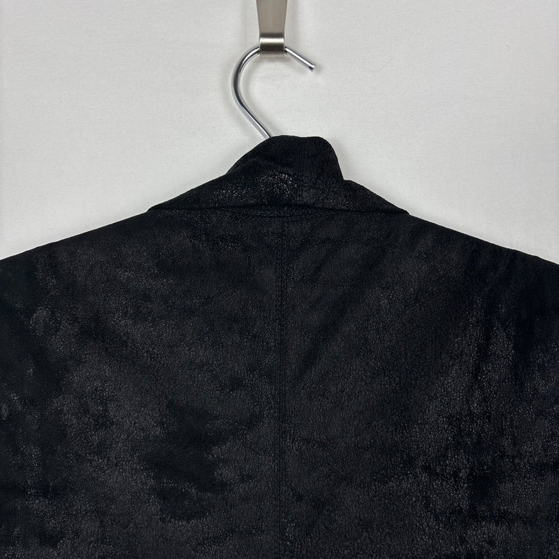 PF07 Rick Owens Brut Leather Sleeveless Jacket