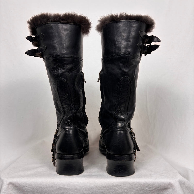 00s Alfredo Bannister Fur Lined Boots