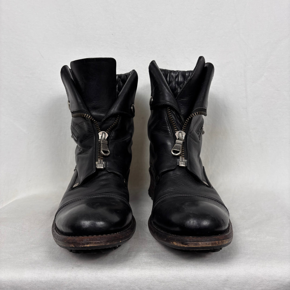 靴 00s alfredo BANNISTER denim print boots Other Designers ALFREDO BANNISTER BOOTS | sevechnikov