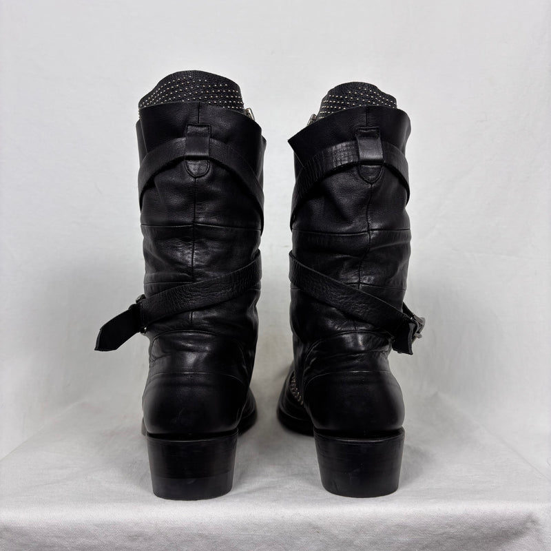 00s Alfredo Bannister Studded Boots