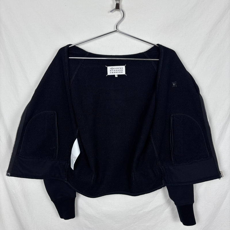 SS21 Maison Margiela Cropped Zip Up Hoodie