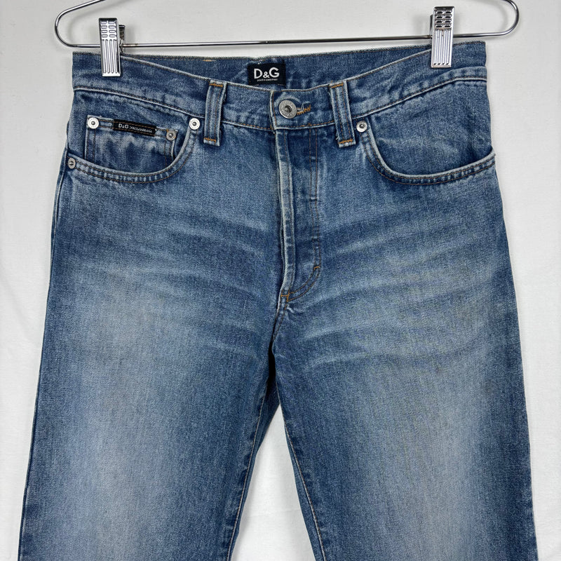 Dolce & Gabbana Straight Light Wash Jeans