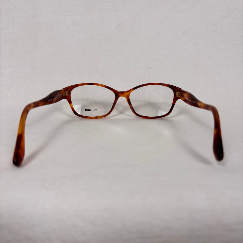 Miu Miu Amber Tortoise Shell Glasses