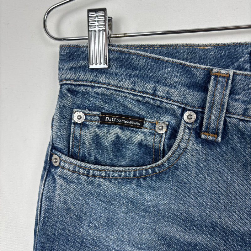 Dolce & Gabbana Straight Light Wash Jeans