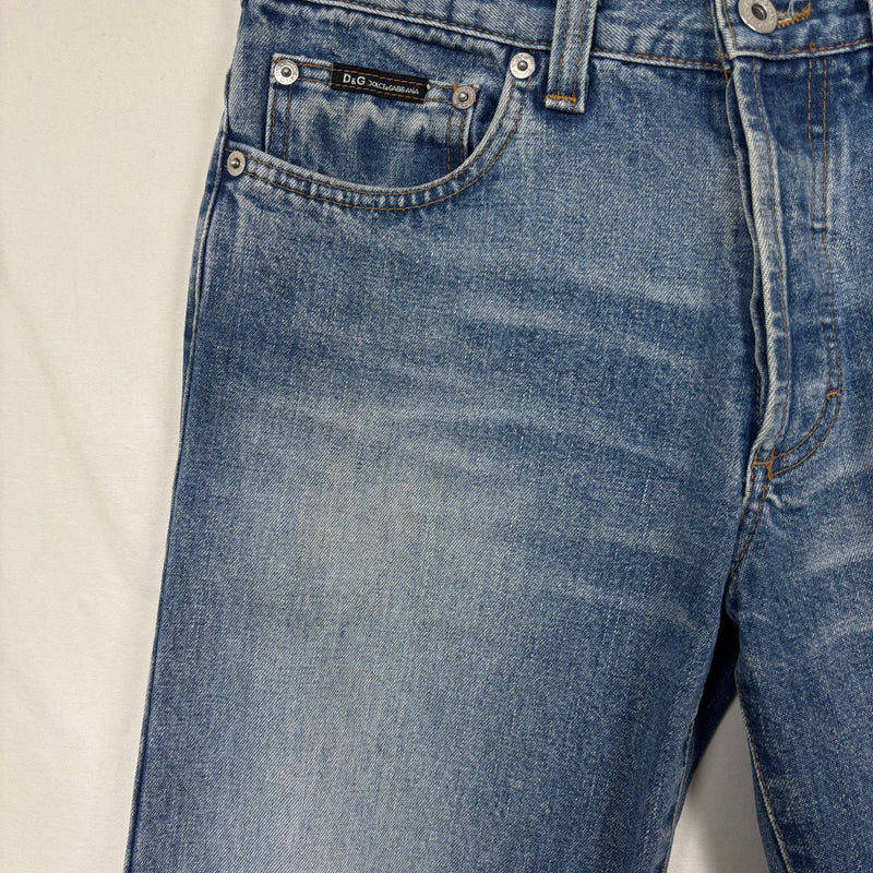 Dolce & Gabbana Straight Light Wash Jeans