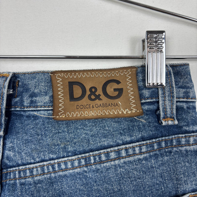 Dolce & Gabbana Straight Light Wash Jeans